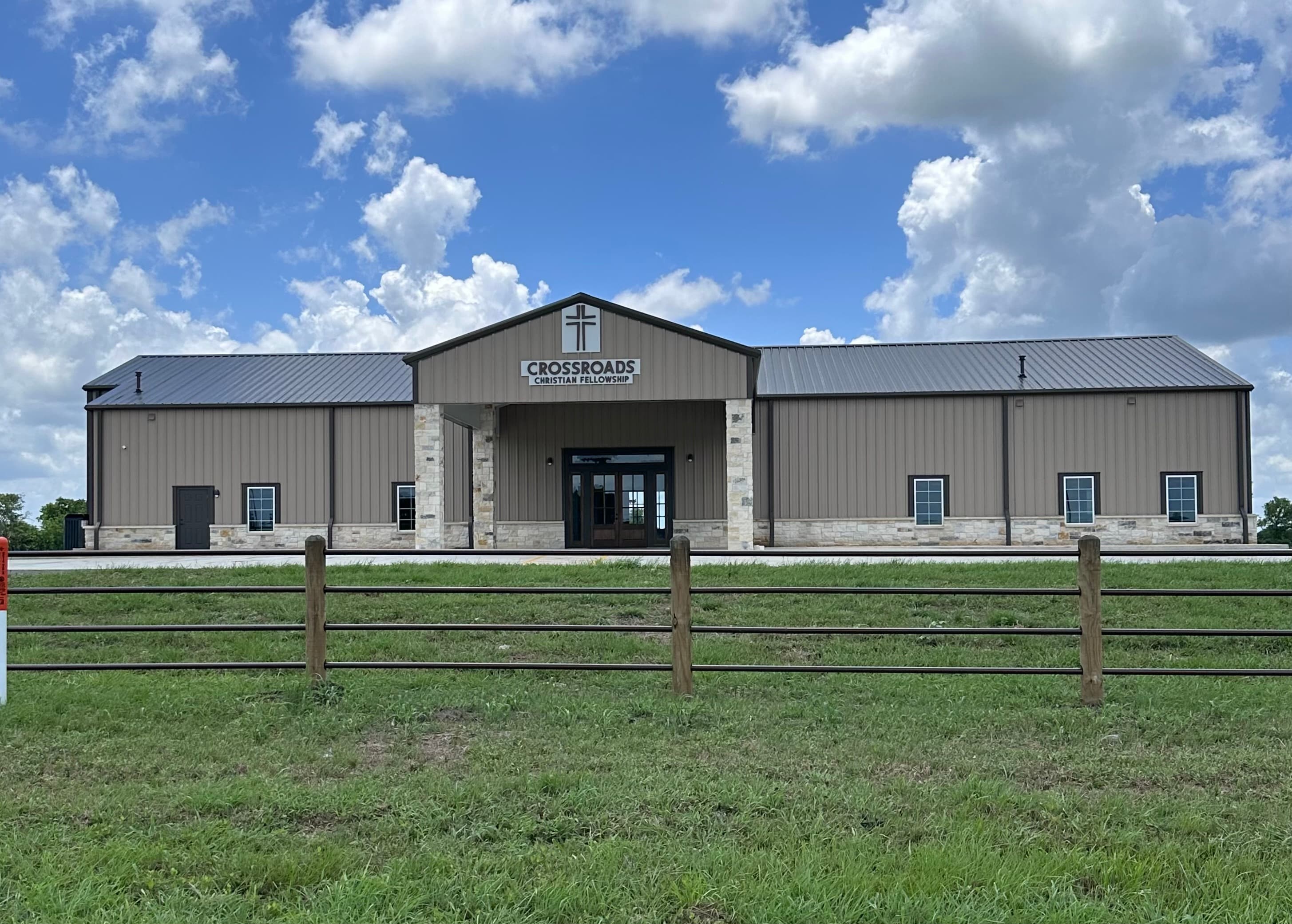 Crossroads Christian Fellowship building in Weimar, TX